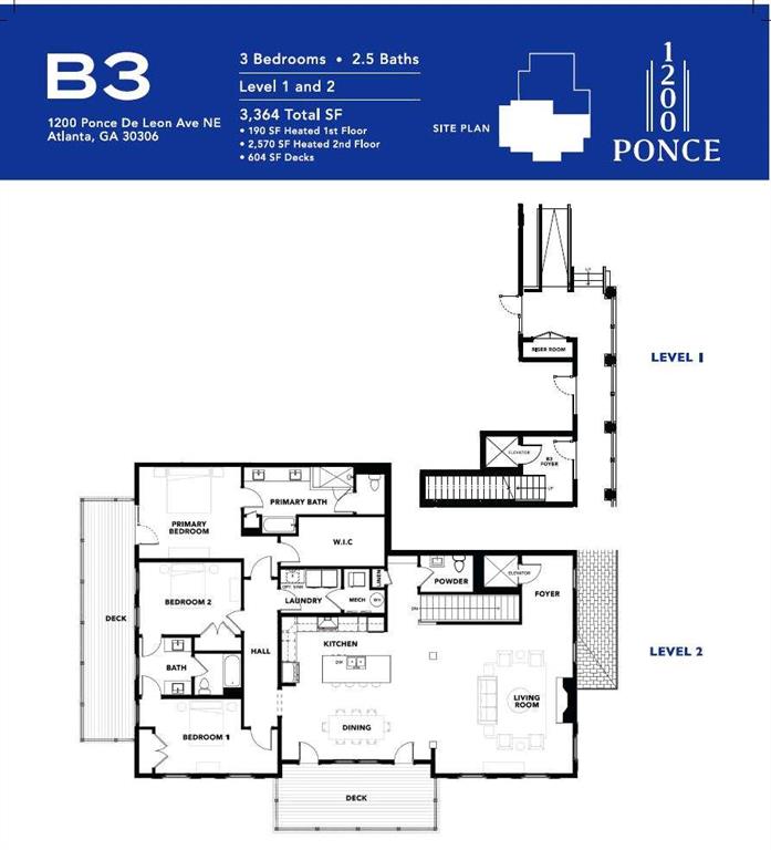 1200 Ponce de Leon Ave #B3 Atlanta, GA 30306