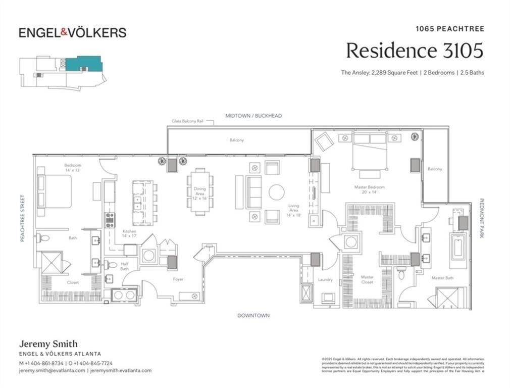 1065 Peachtree St #3105 Atlanta, GA 30309